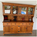 armario rústico de madeira para cozinha preço Morumbi