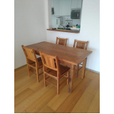 mesa de madeira rustica Igaratá