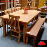 mesas redonda de madeira rústicas Jaguaré